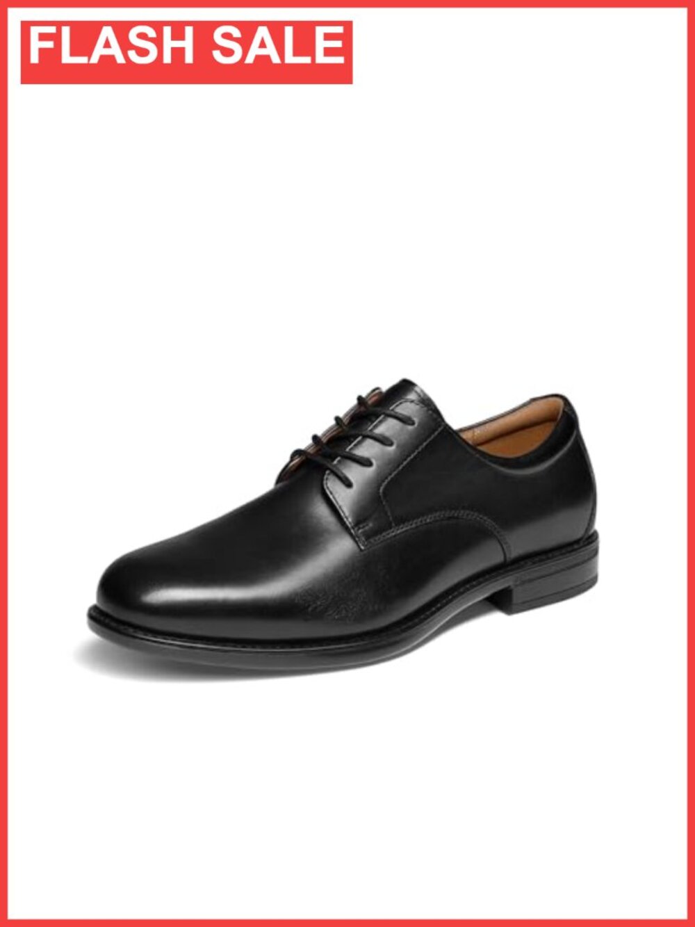 Men's Full-Grain Leather Oxford Dress Shoes Cushioned Formal Derby